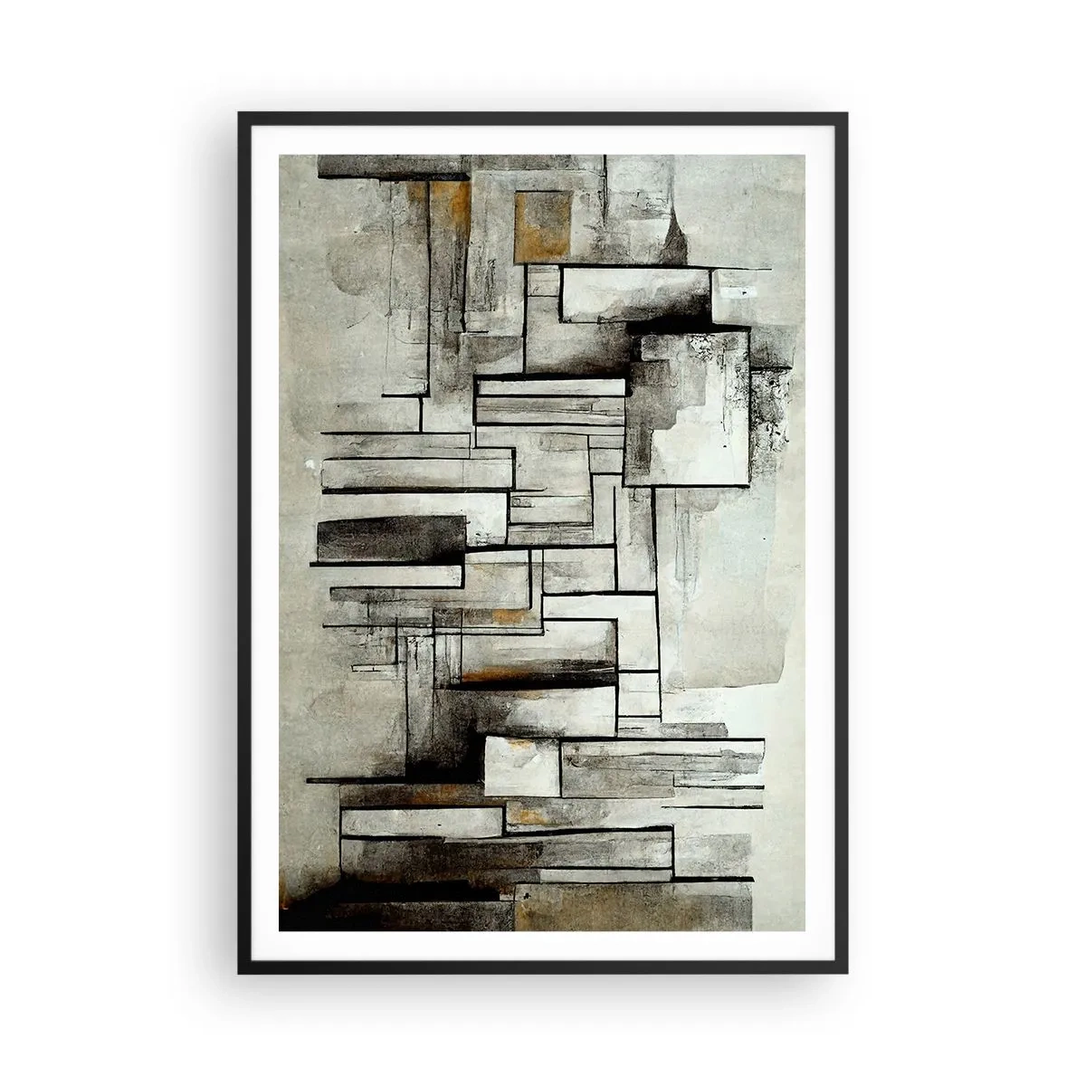 Plagát v čiernom ráme - Sila jednoduchosti - 70x100 cm