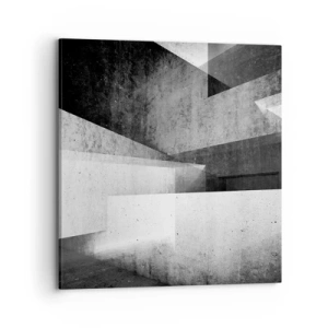 Obraz na plátne - Štruktúra priestoru - 70x70 cm