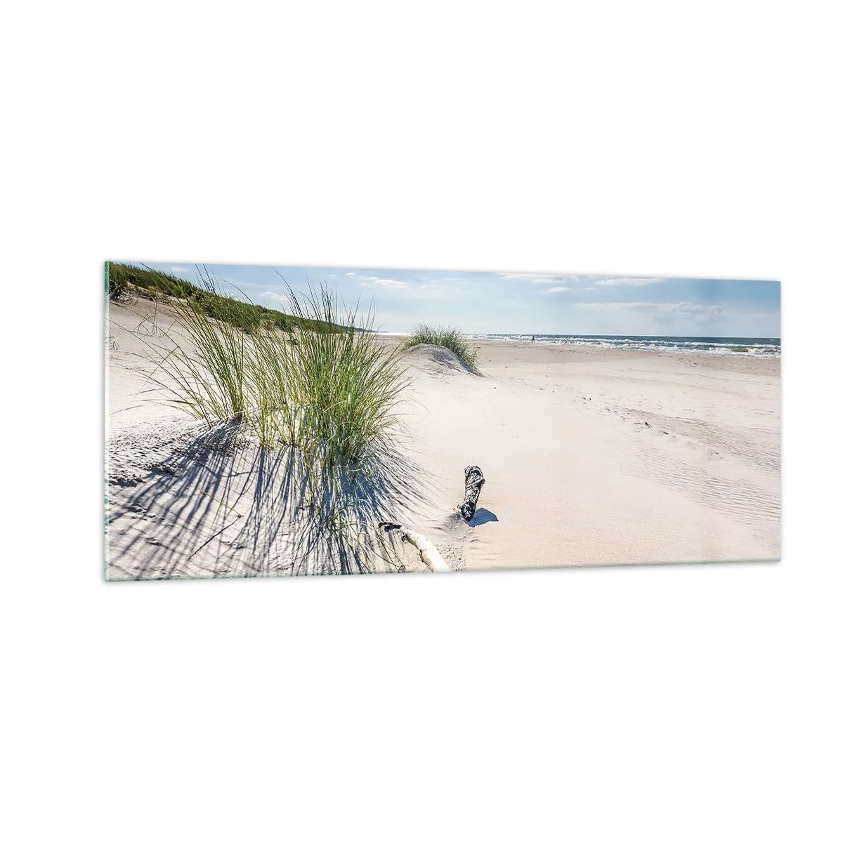 Obraz na skle - Najkrajšia? Baltská - 100x40 cm