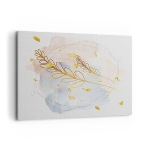 Obraz na plátne - Zlatý závan - 100x70 cm