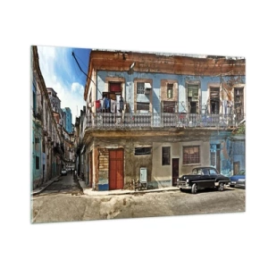 Obraz na skle - Havajský nádych - 100x70 cm