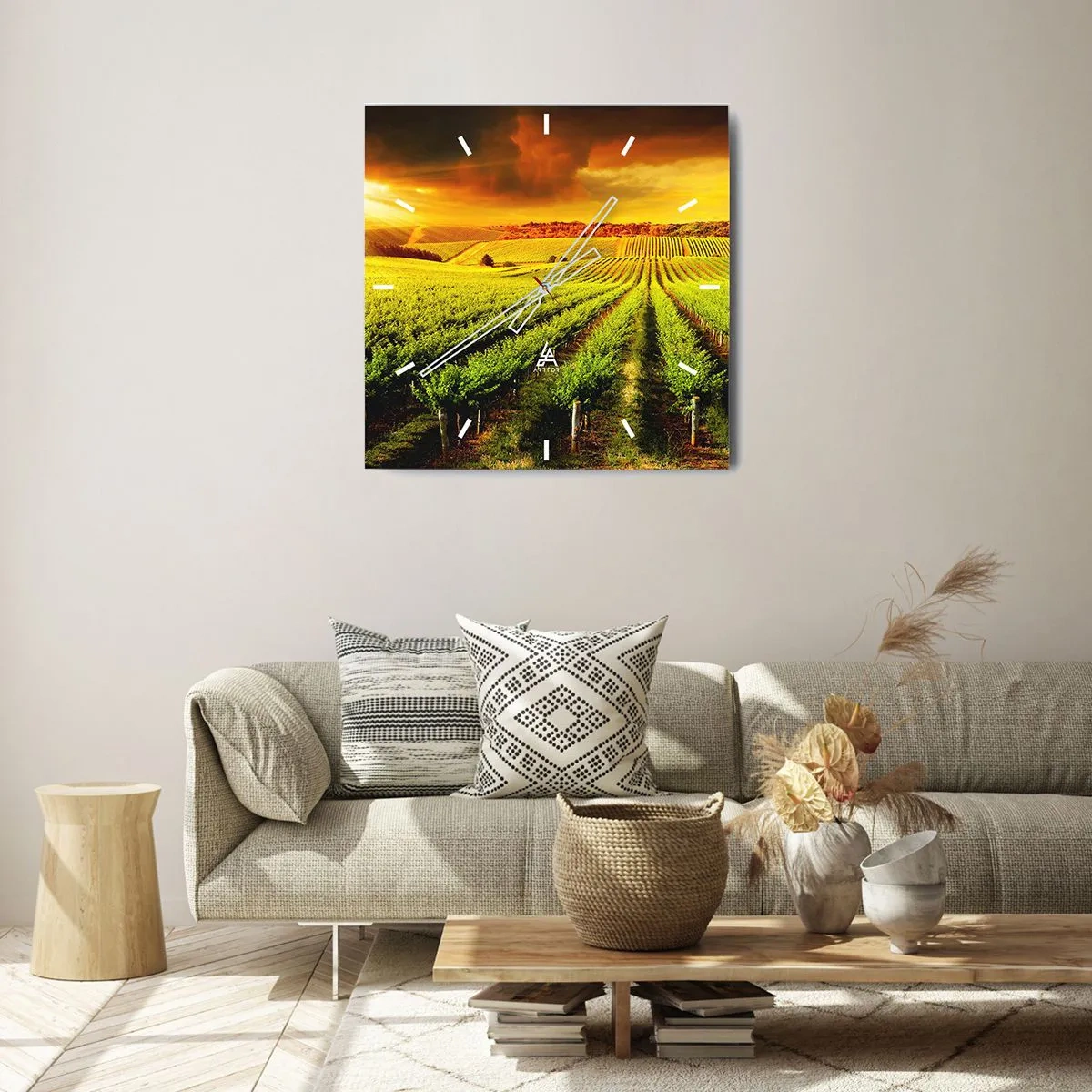 Nástenné hodiny - Pod austrálskym slnkom - 30x30 cm