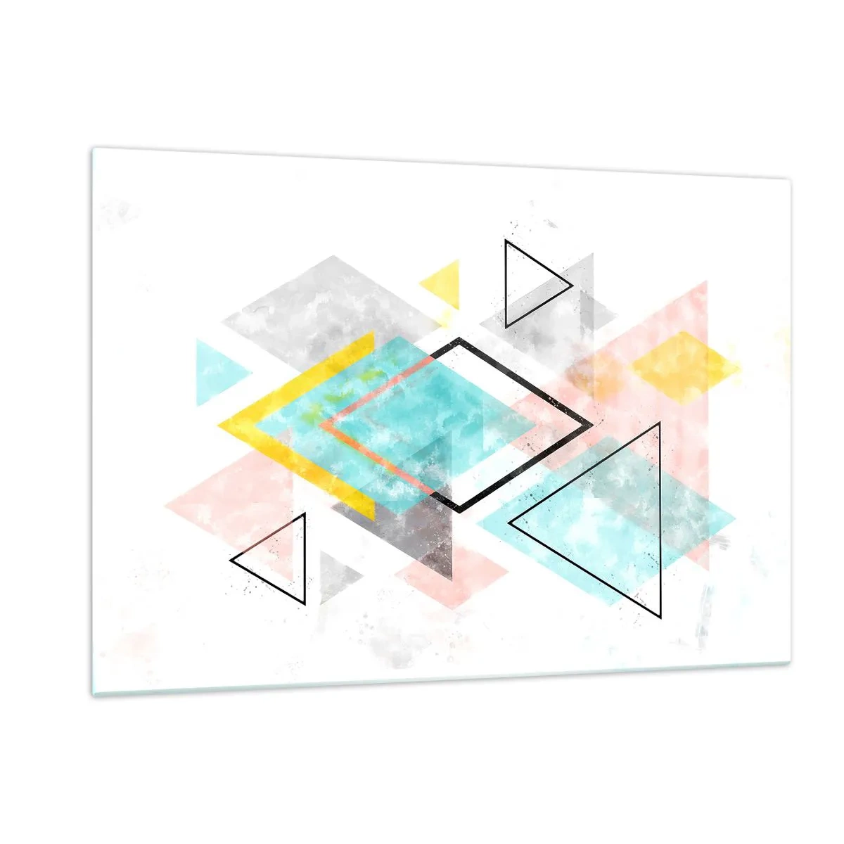 Obraz na skle - Geometrická hračka - 120x80 cm