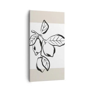 Obraz na plátne - Kde citrón dozrieva… - 55x100 cm