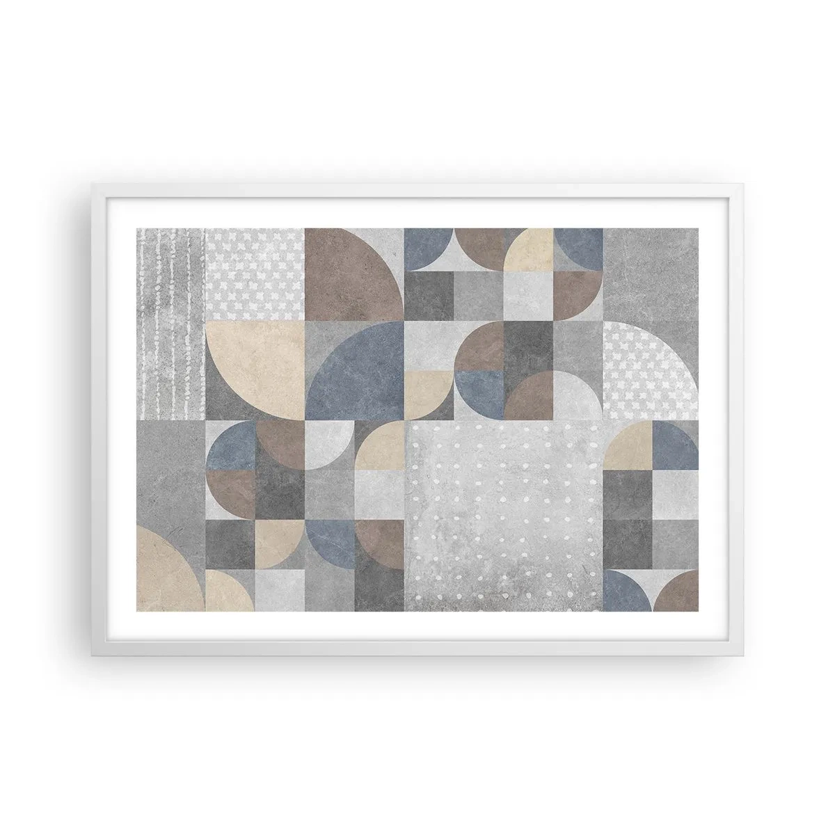 Plagát v bielom ráme - Keramická fantázia - 70x50 cm