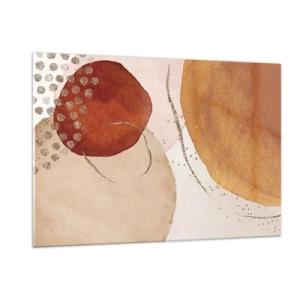 Obraz na skle - Zaoblenie a pohyb - 120x80 cm