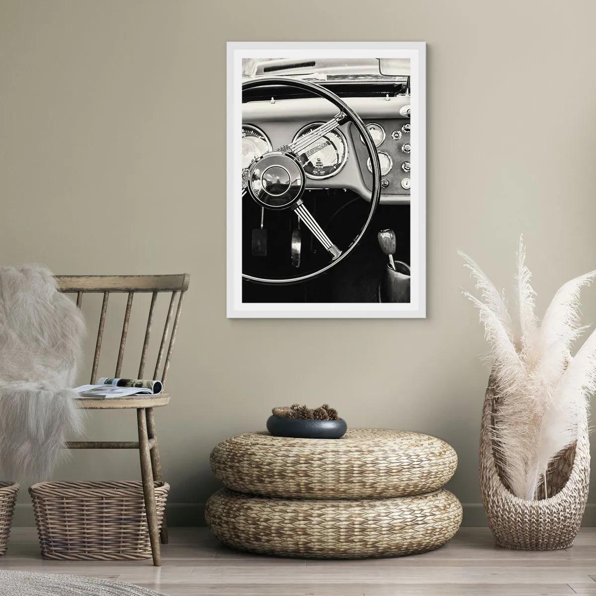 Plagát v bielom ráme - Sen zberateľov - 61x91 cm