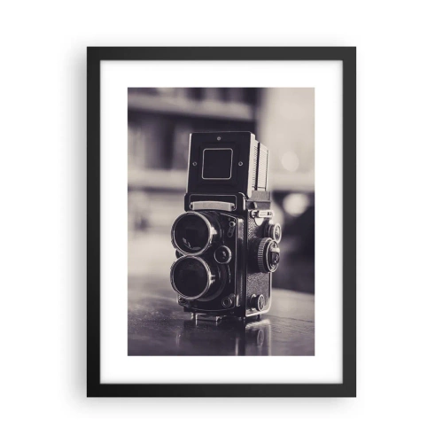 Plagát v čiernom ráme - Kúzlo starej fotografie - 30x40 cm