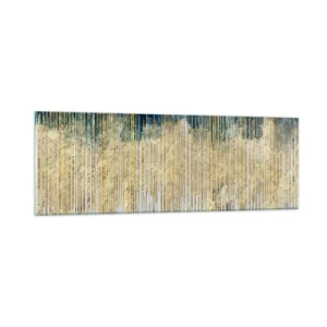 Obraz na skle - Pozlátená hranica - 90x30 cm