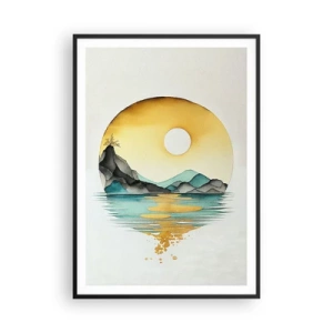 Plagát v čiernom ráme - V kruhu krásy - 70x100 cm