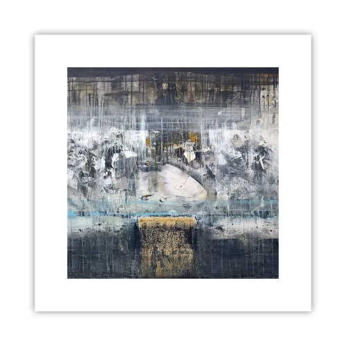 Plagát - Ako na ľade, tak aj na hrude - 30x30 cm