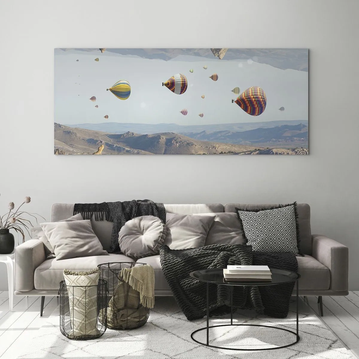 Obraz na skle - Tu je možné všetko - 100x40 cm