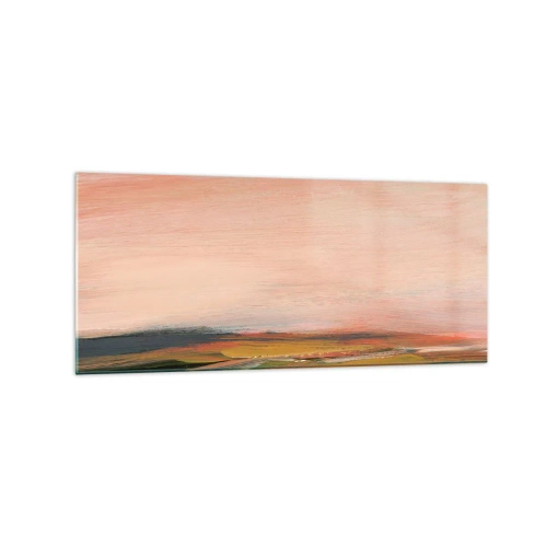 Obraz na skle - V ružových tónoch - 120x50 cm