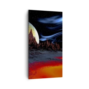 Obraz na plátne - Neznámy svet - 55x100 cm