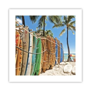 Plagát - Slnečná zábava - 40x40 cm