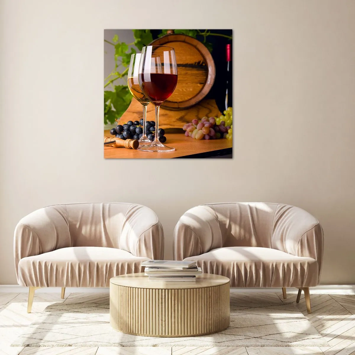 Obraz na skle - Ako u starých majstrov - 70x70 cm