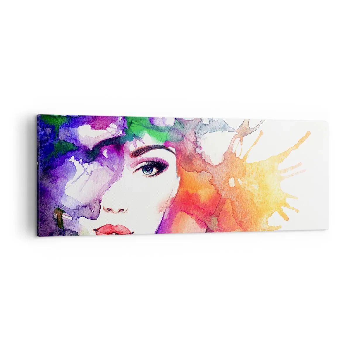 Obraz na plátne - S hlavou v oblakoch - 140x50 cm