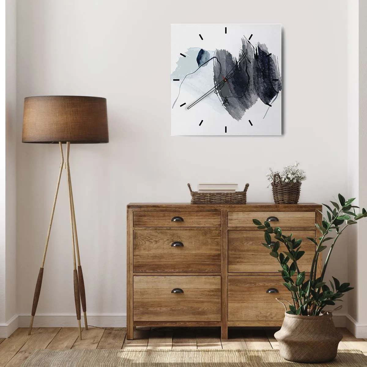 Nástenné hodiny - Intenzita a pohyb - 40x40 cm