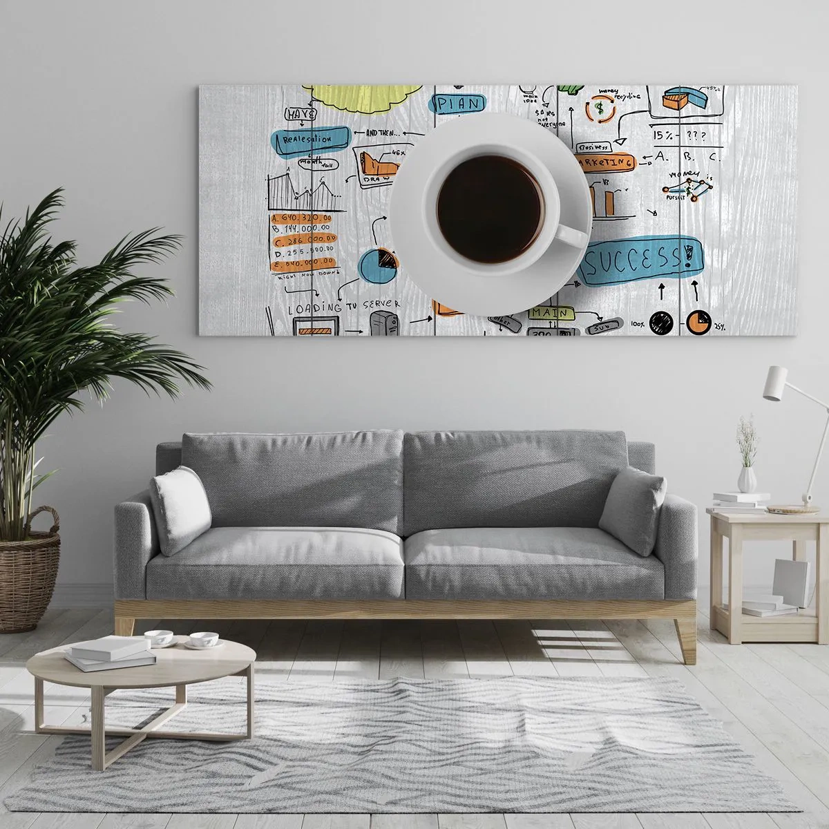 Obraz na skle - Čas na prestávku - 100x40 cm