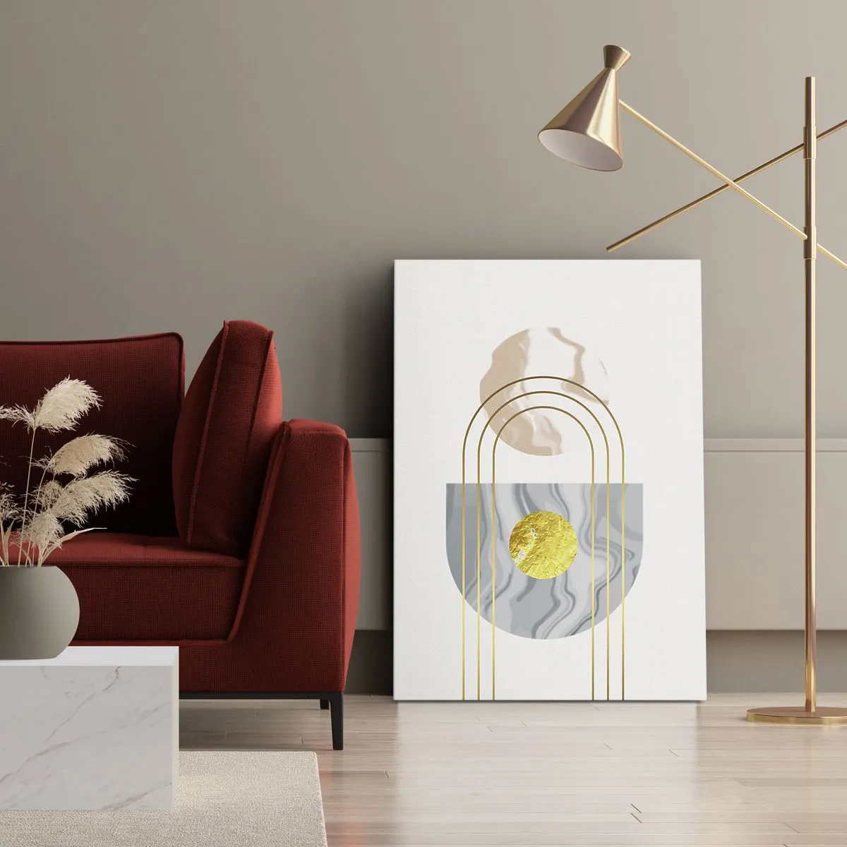 Obraz na plátne - Jas a žiarivosť - 45x80 cm