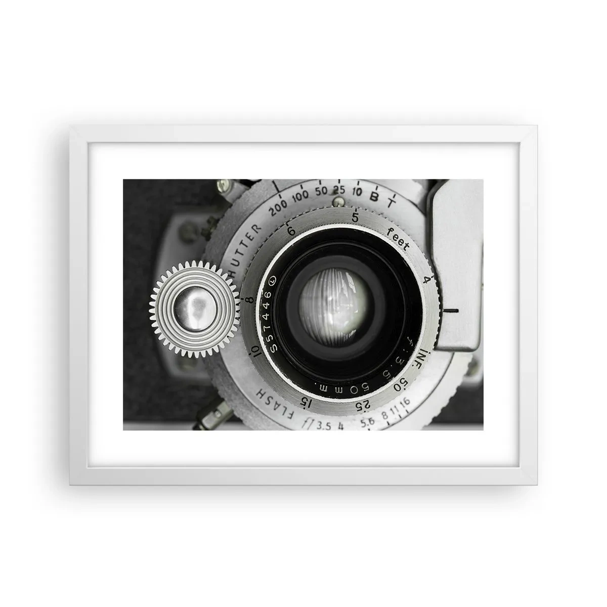 Plagát v bielom ráme - Príbeh o Hollywoode - 40x30 cm