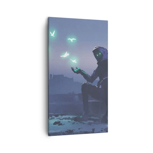 Obraz na plátne - Život sa vráti - 45x80 cm