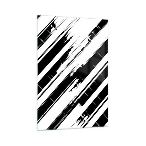 Obraz na skle - Intenzívna a dynamická kompozícia - 70x100 cm