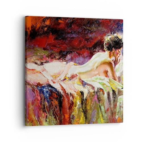Obraz na plátne - Zamyslená Venuša - 30x30 cm