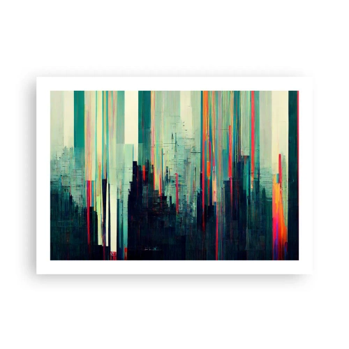 Plagát - Futuristické mesto - 70x50 cm