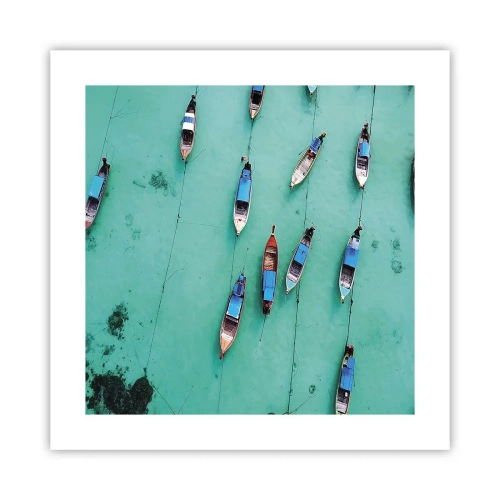 Plagát - V radostnom očakávaní - 40x40 cm