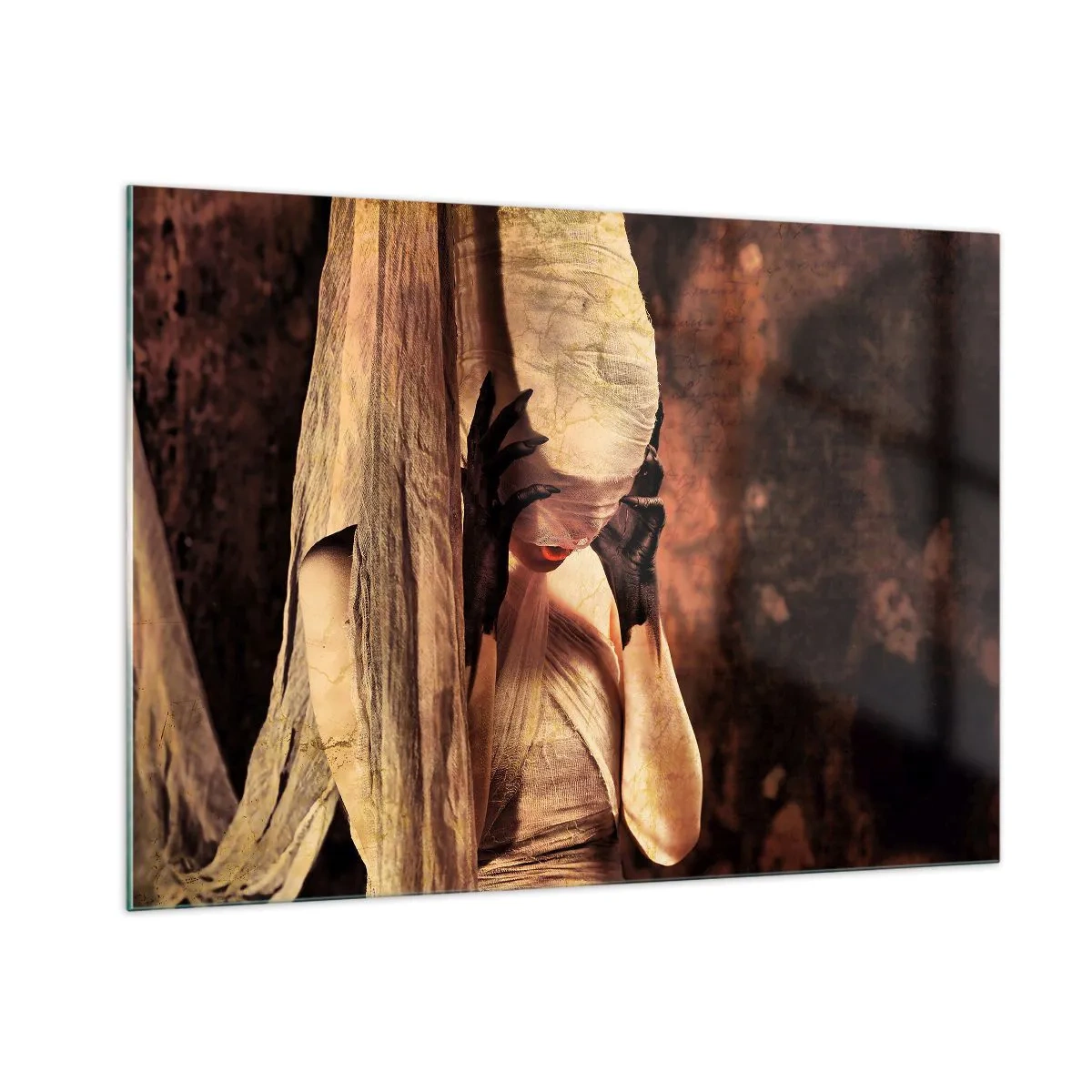 Obraz na skle - Medzi dobrom a zlom - 100x70 cm