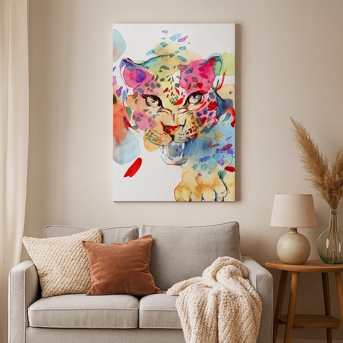 Obraz na plátne - Kráska a zviera - 50x70 cm