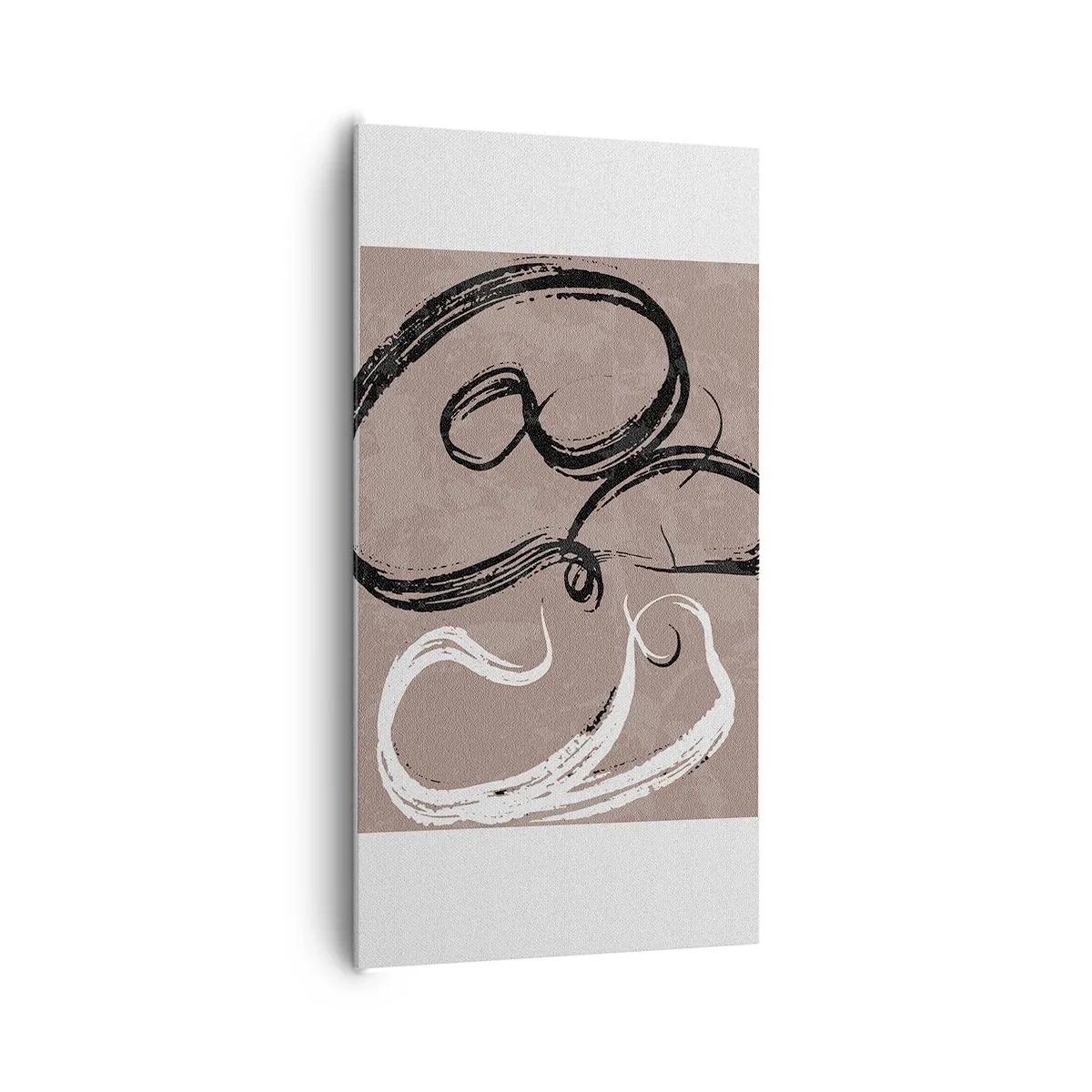 Obraz na plátne - Kompozícia – hľadanie úplnosti - 65x120 cm