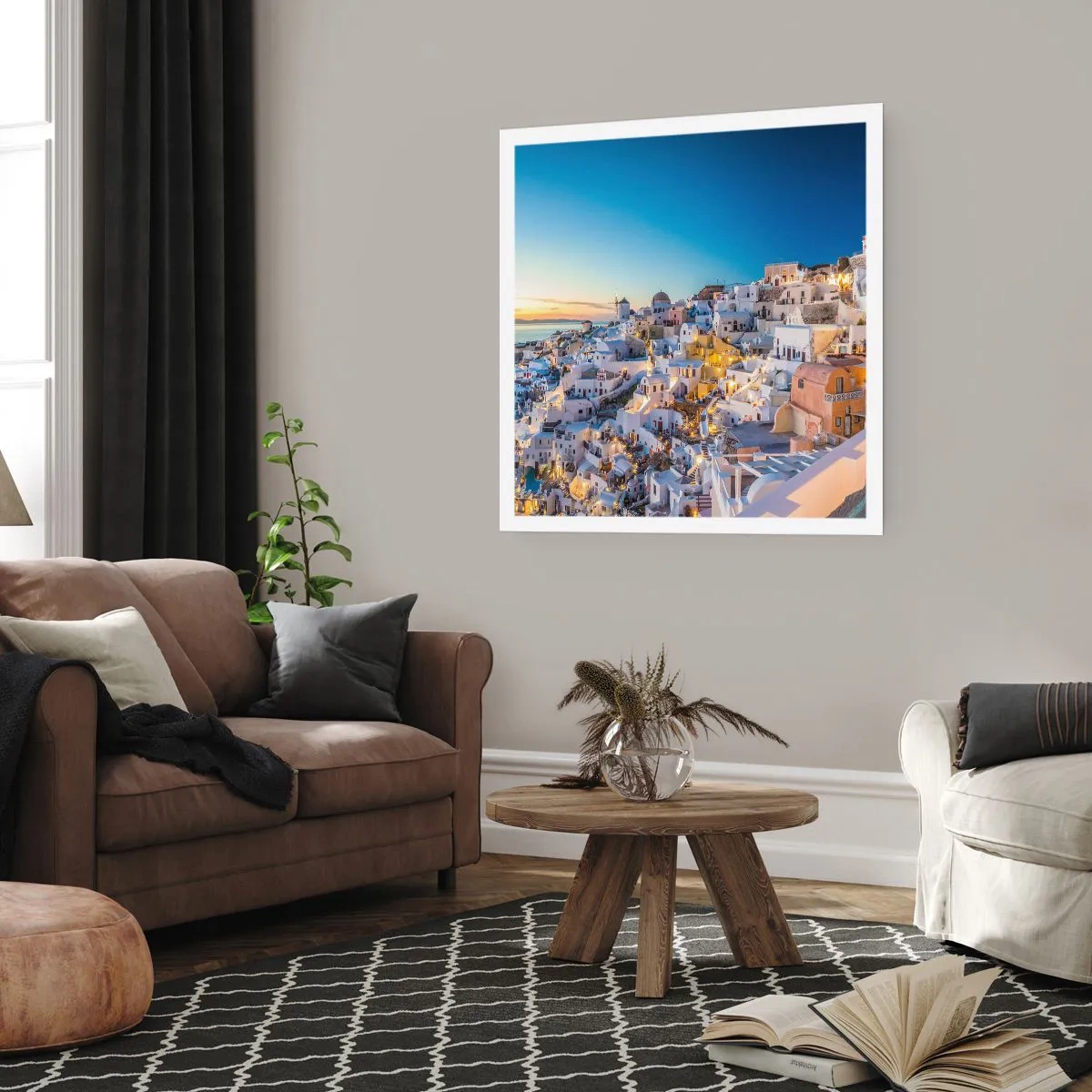 Plagát - Esencia Grécka - 40x40 cm