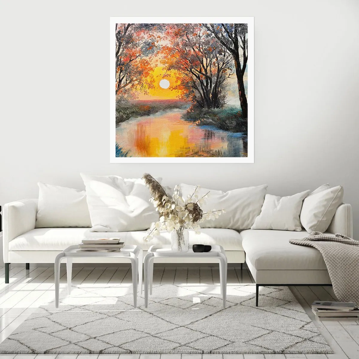Plagát - Jesenný nádych - 60x60 cm