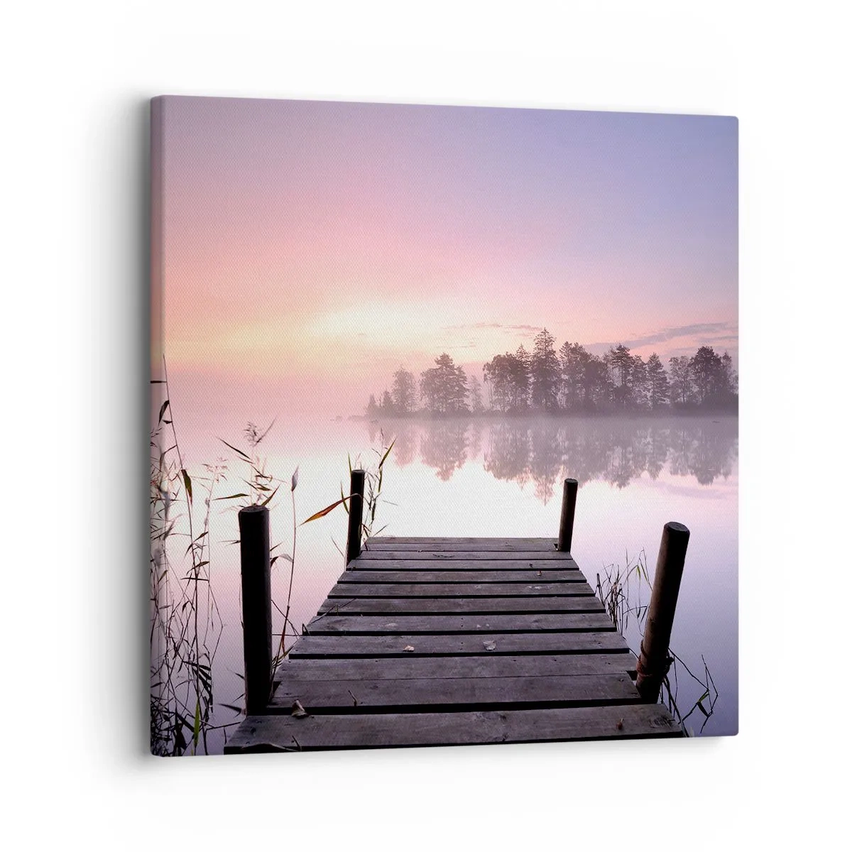 Obraz na plátne - Z ľaliovej hmly… - 30x30 cm