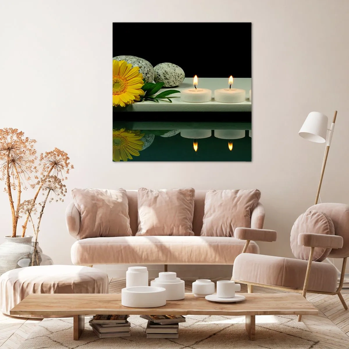 Obraz na plátne - Ukojenie zmyslov - 40x40 cm