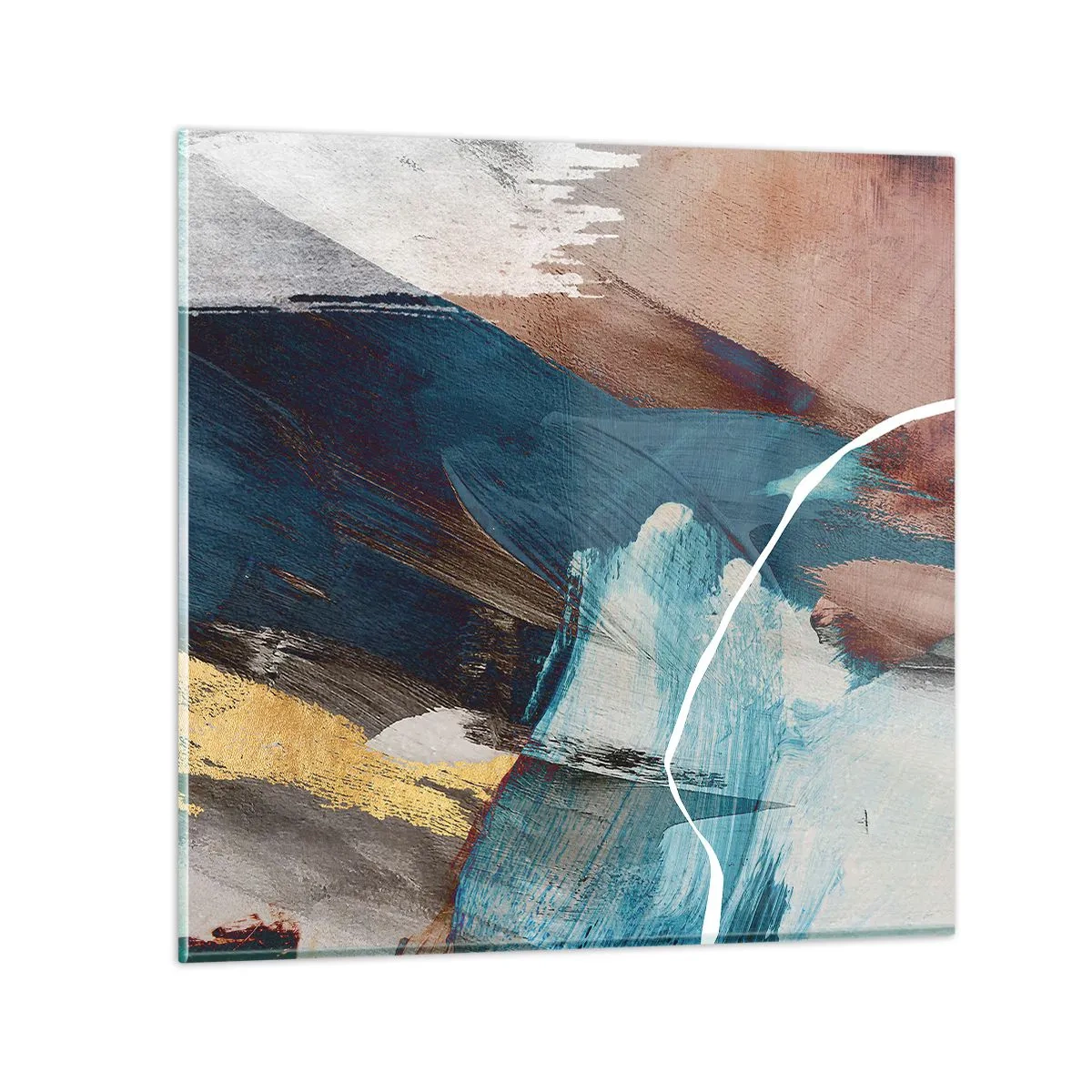 Obraz na skle - Na plno a s energiou - 50x50 cm