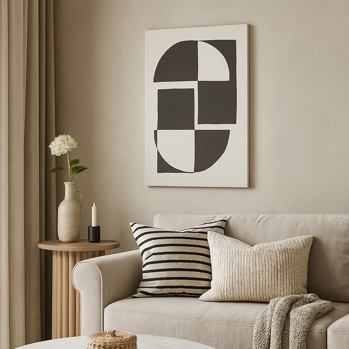 Obraz na plátne - Antitéza – syntéza - 50x70 cm