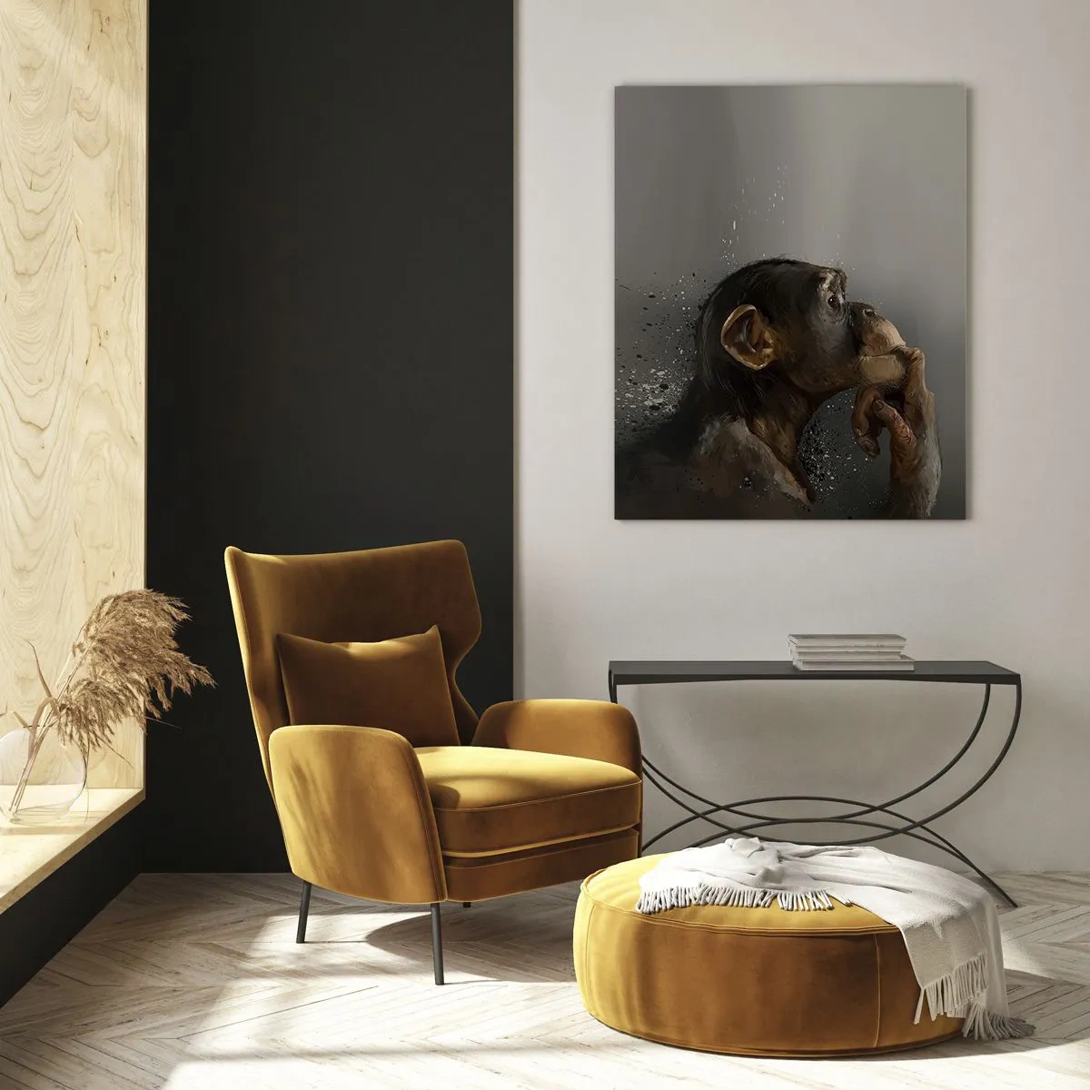 Obraz na skle - Určite mysliteľ - 80x120 cm