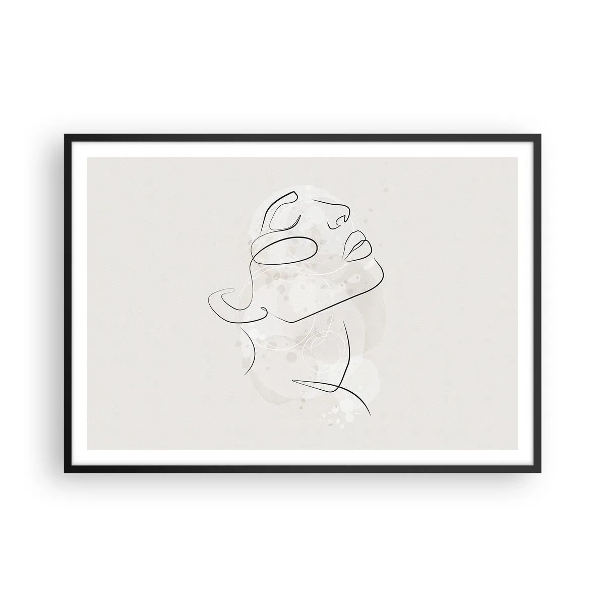 Plagát v čiernom ráme - Náčrt sna - 100x70 cm