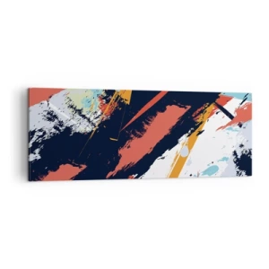 Obraz na plátne - Dynamická kompozícia - 140x50 cm