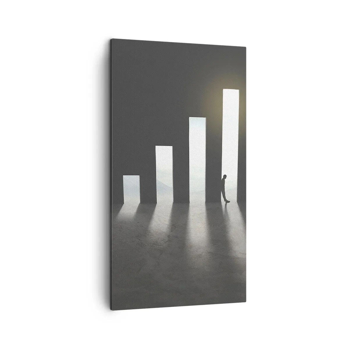 Obraz na plátne - Úspech – impresia - 45x80 cm