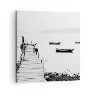 Obraz na plátne - Pri tichej a čistej vode - 50x50 cm