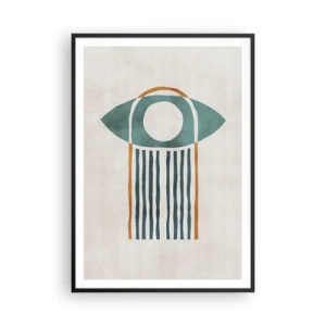 Plagát v čiernom ráme - Znaky a rituály - 70x100 cm