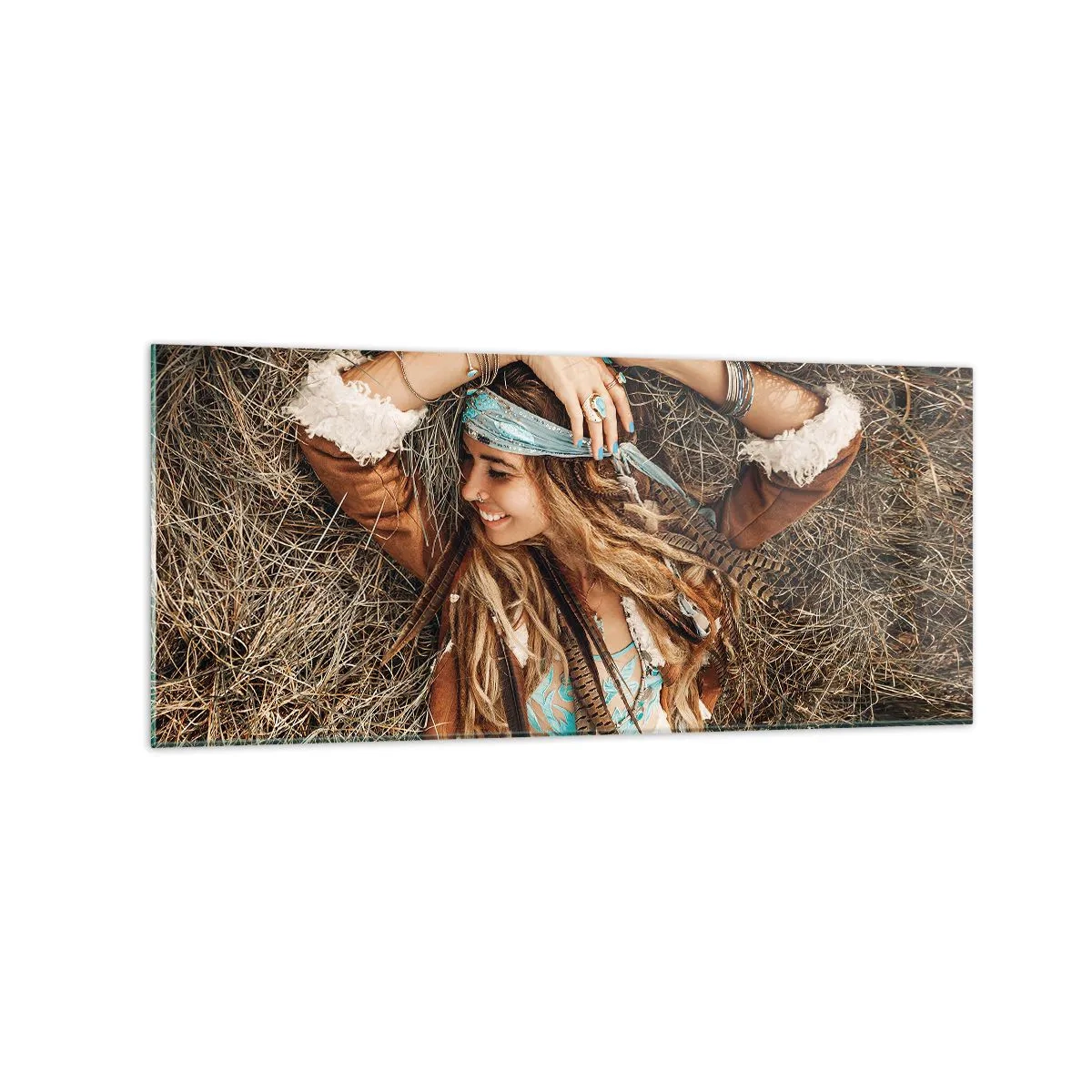 Obraz na skle - Na ceste do leta lásky - 120x50 cm