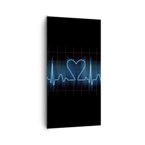 Obraz na plátne - V rytme srdca - 65x120 cm