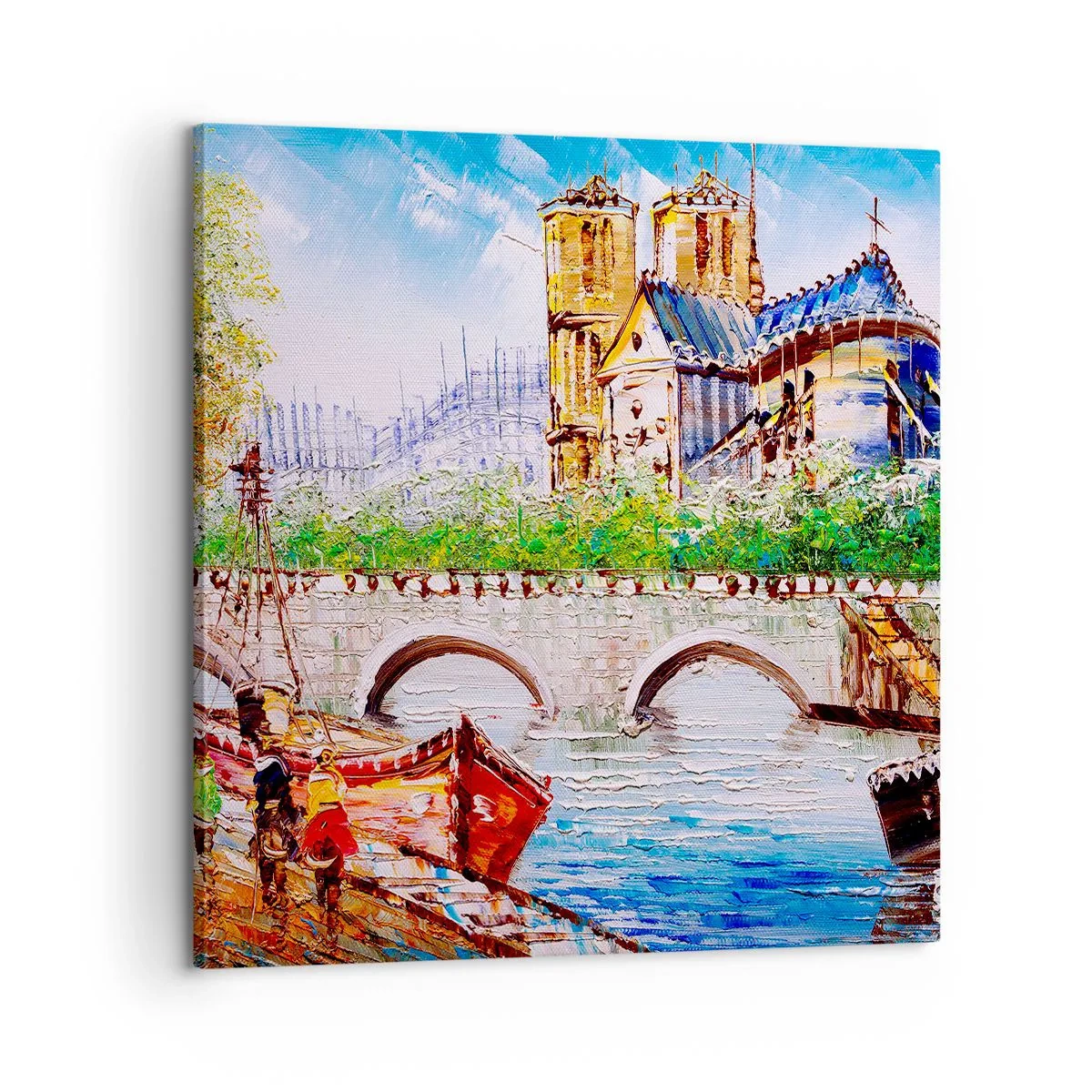 Obraz na plátne - Ich čas nikdy neskončí - 60x60 cm