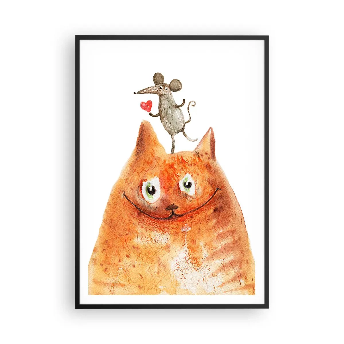 Plagát v čiernom ráme - Paradoxy lásky - 70x100 cm