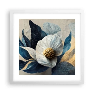 Plagát v bielom ráme - Má zlaté srdce - 40x40 cm